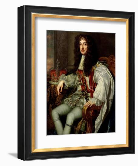 King Charles II (1630-85)-Sir Peter Lely-Framed Giclee Print