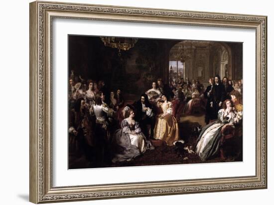 King Charles Ii of England's Last Sunday-William Powell Frith-Framed Giclee Print