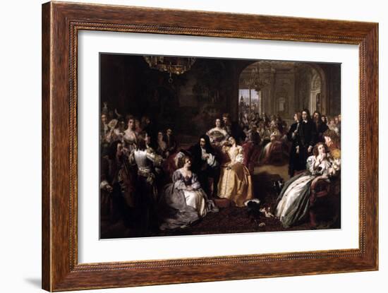 King Charles Ii of England's Last Sunday-William Powell Frith-Framed Giclee Print