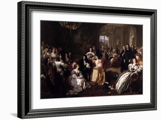 King Charles Ii of England's Last Sunday-William Powell Frith-Framed Giclee Print