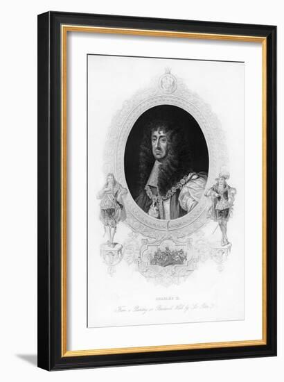 King Charles II, the Merry Monarch-Peter Lely-Framed Giclee Print