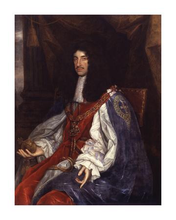 King Charles Ii Premium Giclee Print By John Michael Wright Art Com