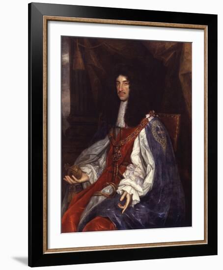 King Charles II-John Michael Wright-Framed Premium Giclee Print