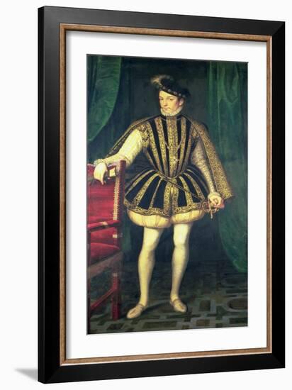 King Charles IX of France-Francois Clouet-Framed Giclee Print