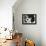 King Charles Spaniel Black and White-Karyn Millet-Framed Premier Image Canvas displayed on a wall