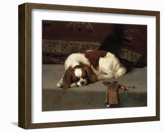 King Charles Spaniel Resting-Frederick Hall-Framed Giclee Print