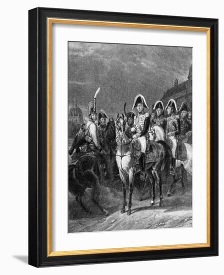 King Charles X of France-Horace Vernet-Framed Giclee Print