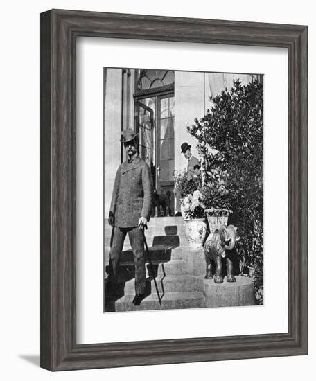 King Christian IX of Denmark (1818-190) and Prince Frederick (1868-194), 1904-null-Framed Giclee Print