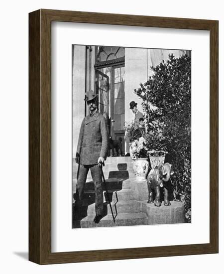 King Christian IX of Denmark (1818-190) and Prince Frederick (1868-194), 1904-null-Framed Giclee Print