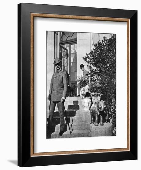 King Christian IX of Denmark (1818-190) and Prince Frederick (1868-194), 1904-null-Framed Giclee Print