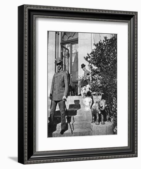 King Christian IX of Denmark (1818-190) and Prince Frederick (1868-194), 1904-null-Framed Giclee Print