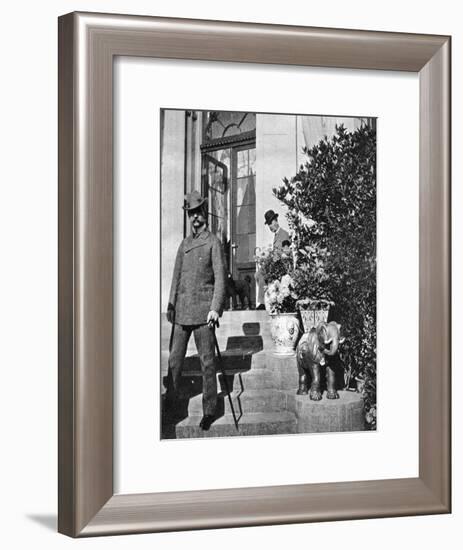 King Christian IX of Denmark (1818-190) and Prince Frederick (1868-194), 1904-null-Framed Giclee Print