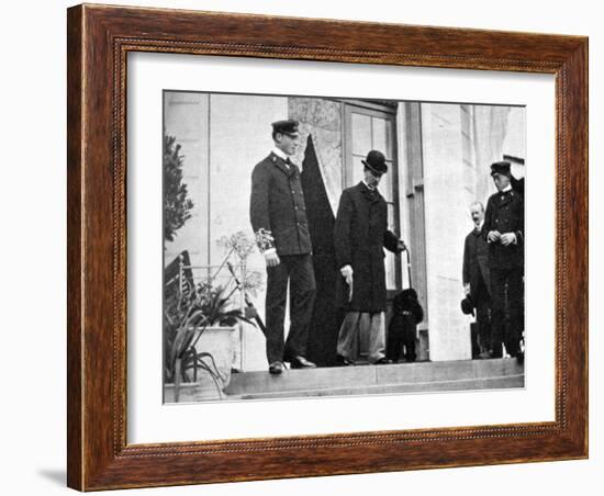 King Christian IX of Denmark (1818-190) with His Grandsons, 1908-null-Framed Giclee Print