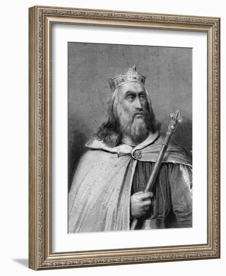 King Clotaire II of the Franks-Weber-Framed Giclee Print