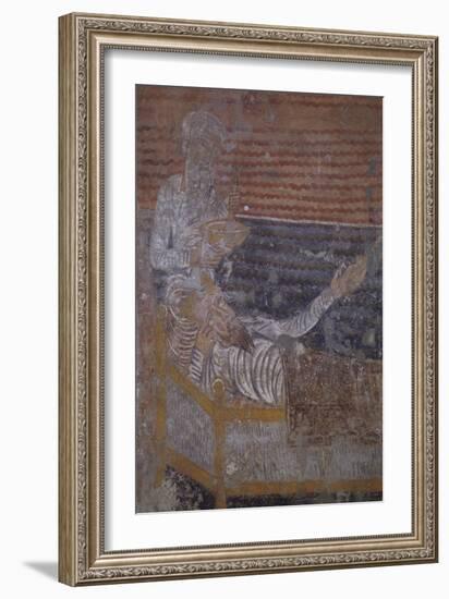 King Clovis of Franks Ill in His Bed-null-Framed Giclee Print