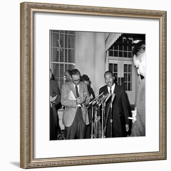 King Conference with President-Associated Press-Framed Photographic Print