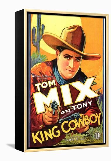 King Cowboy, 1928-null-Framed Stretched Canvas