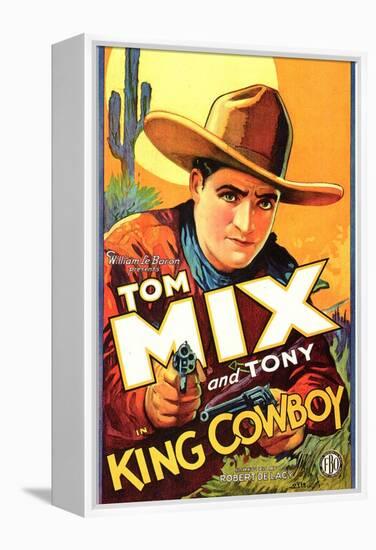 King Cowboy, 1928-null-Framed Stretched Canvas