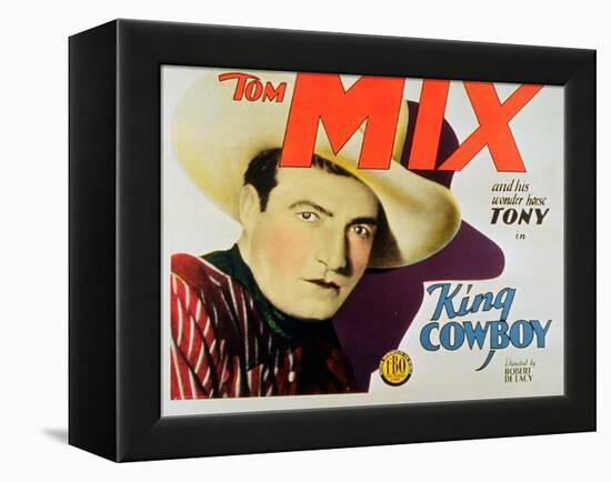 King Cowboy, 1928-null-Framed Stretched Canvas