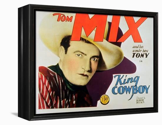King Cowboy, 1928-null-Framed Stretched Canvas