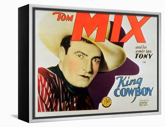 King Cowboy, 1928-null-Framed Stretched Canvas