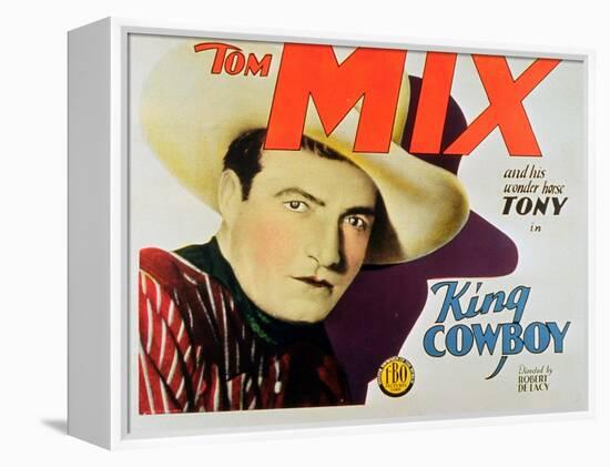 King Cowboy, 1928-null-Framed Stretched Canvas