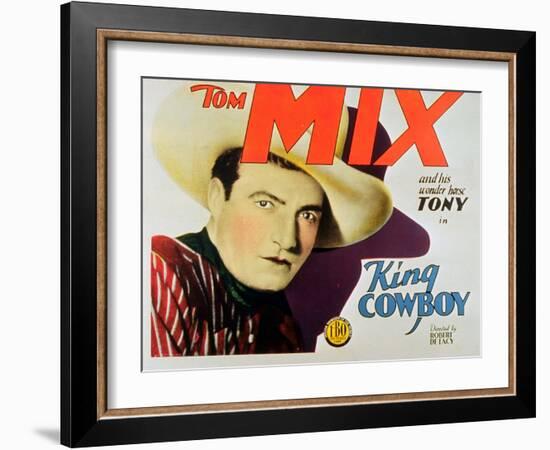 King Cowboy, 1928-null-Framed Art Print