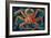 King Crab - Mosaic-Lantern Press-Framed Art Print