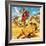 King Darius of Persia Hunting Lions-Mcbride-Framed Giclee Print