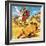 King Darius of Persia Hunting Lions-Mcbride-Framed Giclee Print