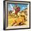 King Darius of Persia Hunting Lions-Mcbride-Framed Giclee Print