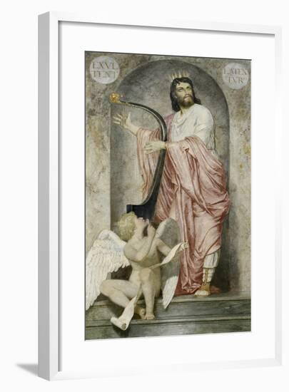 King David, 1868-Arnold Böcklin-Framed Giclee Print