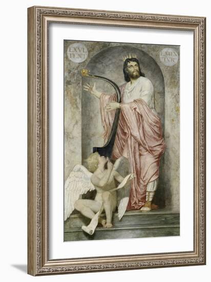 King David, 1868-Arnold Böcklin-Framed Giclee Print