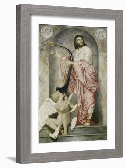 King David, 1868-Arnold Böcklin-Framed Giclee Print