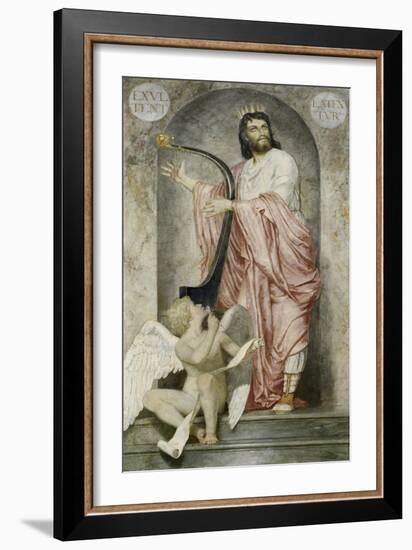 King David, 1868-Arnold Böcklin-Framed Giclee Print