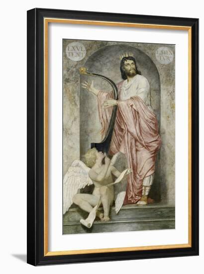 King David, 1868-Arnold Böcklin-Framed Giclee Print