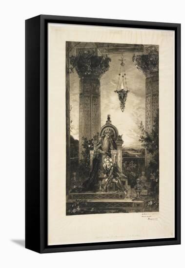 King David, 1883-Felix Bracquemond-Framed Premier Image Canvas