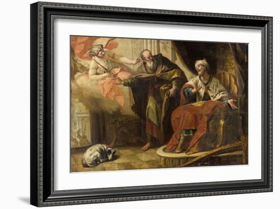 King David and Ahitophel-Gasparo Diziani-Framed Giclee Print