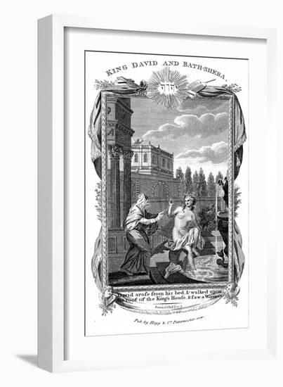 King David Looking Down at Bathsheba, C1804-null-Framed Giclee Print