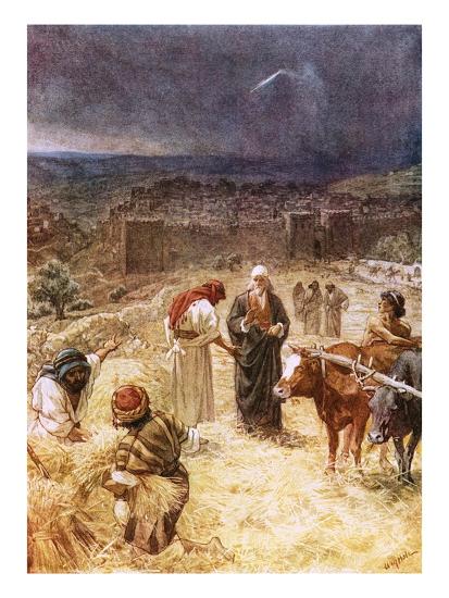 King David Purchasing The Threshing Floor Giclee Print William Brassey Hole Art Com