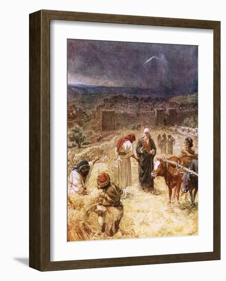 King David Purchasing the Threshing Floor-William Brassey Hole-Framed Giclee Print