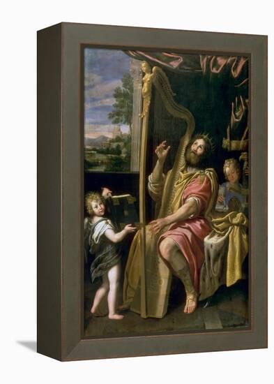 King David-Domenichino-Framed Premier Image Canvas