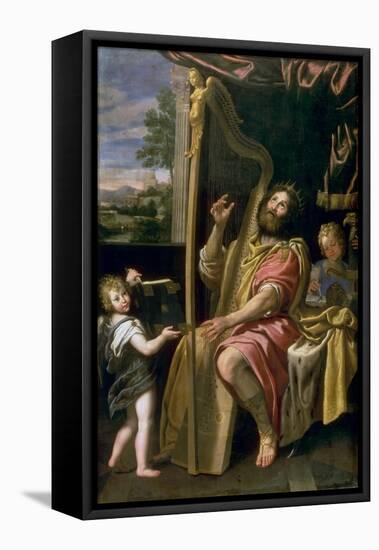 King David-Domenichino-Framed Premier Image Canvas