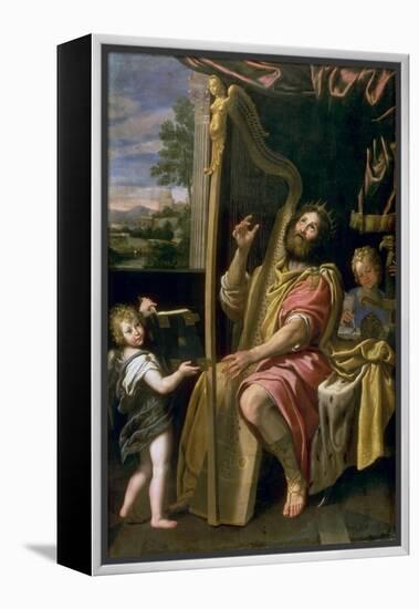 King David-Domenichino-Framed Premier Image Canvas