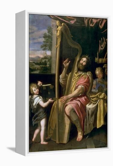 King David-Domenichino-Framed Premier Image Canvas