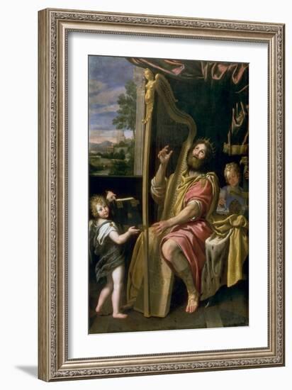 King David-Domenichino-Framed Giclee Print