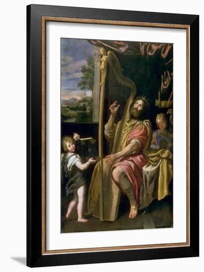 King David-Domenichino-Framed Giclee Print