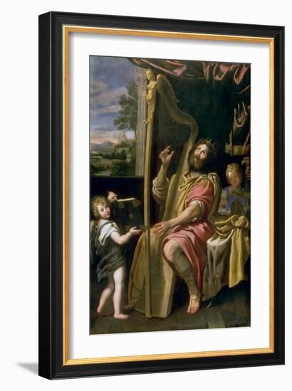 King David-Domenichino-Framed Giclee Print