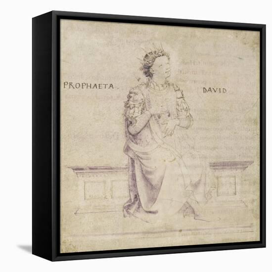 King David-Fra Angelico-Framed Stretched Canvas