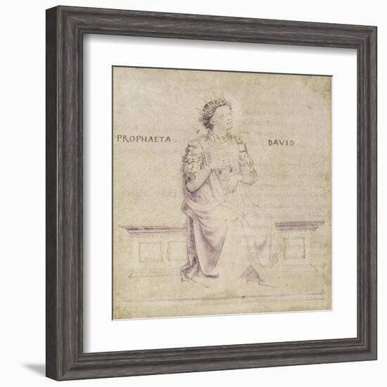 King David-Fra Angelico-Framed Art Print